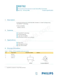 BST82 Datasheet Page 2