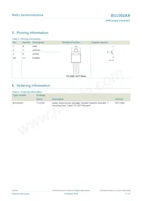 BUJ302AX Datasheet Page 2