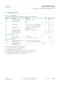 BUK6209-30C Datasheet Page 3