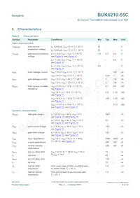 BUK6210-55C Datasheet Page 6