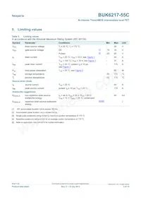 BUK6217-55C Datasheet Page 3