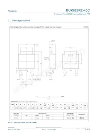 BUK626R2-40C Datasheet Page 10