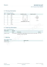 BUK6D120-60PX Datasheet Page 2