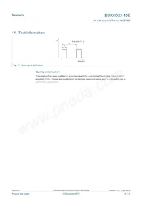 BUK6D23-40EX Datasheet Page 10