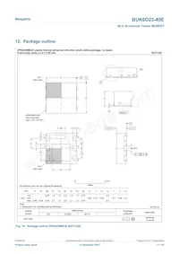 BUK6D23-40EX Datasheet Page 11