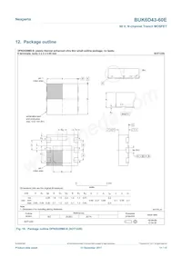 BUK6D43-60EX Datasheet Pagina 11