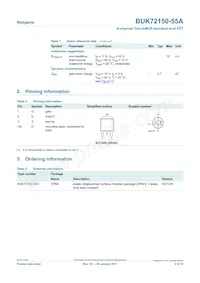 BUK72150-55A Datenblatt Seite 2