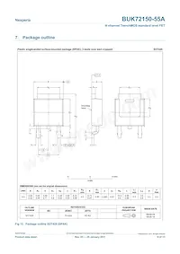 BUK72150-55A 데이터 시트 페이지 9