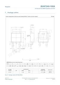 BUK7240-100A Datasheet Page 9