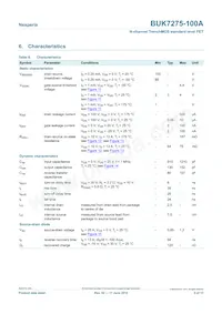BUK7275-100A Datasheet Page 5