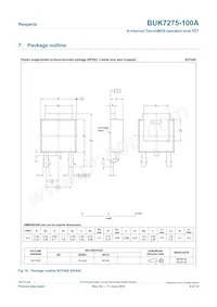 BUK7275-100A Datasheet Page 9