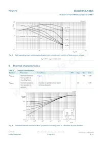 BUK7610-100B Datasheet Page 4