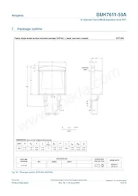 BUK7611-55A Datasheet Page 9