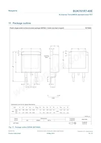 BUK761R7-40E Datasheet Page 10