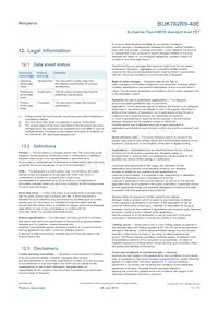 BUK762R9-40E Datasheet Page 11