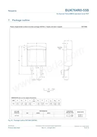 BUK764R0-55B Datasheet Page 10