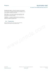 BUK765R0-100E Datasheet Page 12