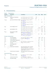 BUK7660-100A Datasheet Pagina 5