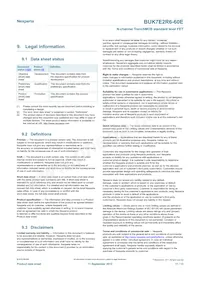 BUK7E2R6-60E Datasheet Page 11