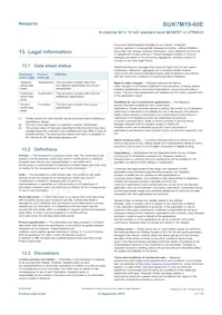 BUK7M19-60EX Datasheet Page 11