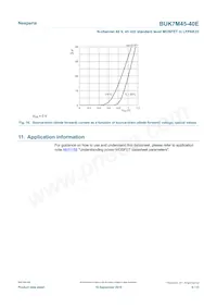 BUK7M45-40EX Datasheet Pagina 9