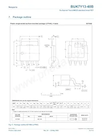 BUK7Y13-40B Datasheet Page 9