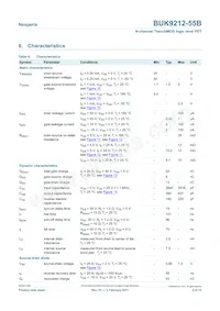 BUK9212-55B Datasheet Page 5
