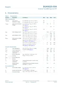BUK9225-55A Datasheet Page 5