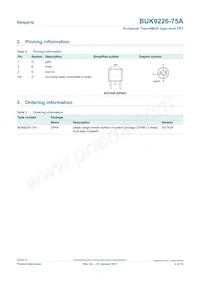 BUK9226-75A Datasheet Page 2