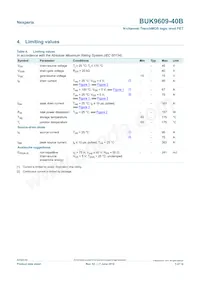 BUK9609-40B Datasheet Page 3