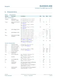 BUK9609-40B Datasheet Page 6