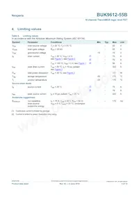 BUK9612-55B Datasheet Page 3