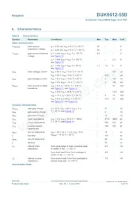 BUK9612-55B Datasheet Page 6