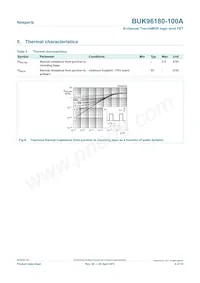 BUK96180-100A Datasheet Page 4