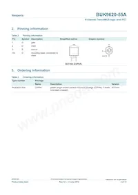 BUK9620-55A Datasheet Page 2