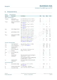 BUK9620-55A Datasheet Page 5