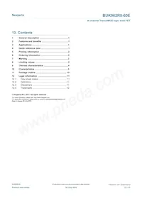 BUK962R8-60E Datasheet Page 13