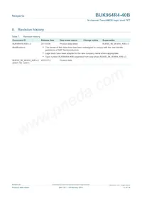 BUK964R4-40B Datasheet Page 11