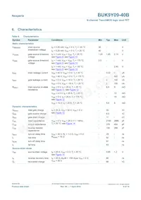 BUK9Y09-40B Datasheet Page 6