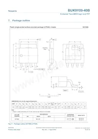 BUK9Y09-40B Datasheet Page 10