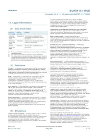 BUK9Y113-100E Datasheet Page 11