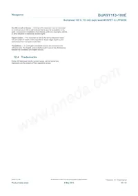 BUK9Y113-100E Datasheet Pagina 12