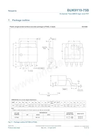 BUK9Y19-75B Datasheet Page 10