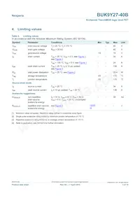 BUK9Y27-40B Datasheet Page 3