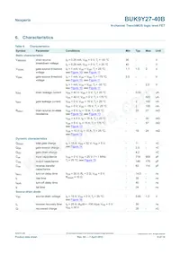 BUK9Y27-40B數據表 頁面 6