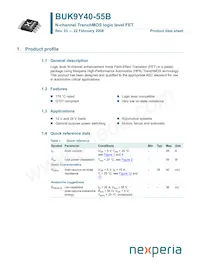 BUK9Y40-55B Datasheet Copertura