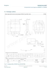 BUK9Y43-60E Datasheet Page 10