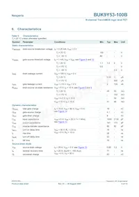 BUK9Y53-100B Datasheet Page 5