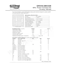 CP219-2N5339-WN Datasheet Cover