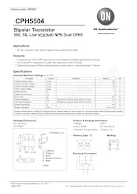 CPH5504-TL-E Datasheet Cover